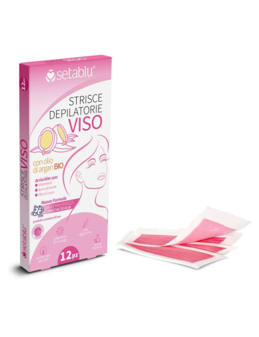 L.DEPIL STRISCE DEPIL 12pz VISO ARGAN