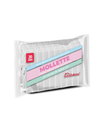 MOLLETTE BUCATO BIANCHE 20pz PLASTICA