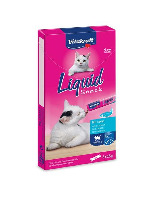 PET LIQUID SNACK LINE WITH OMEGA3 90 GRAMS