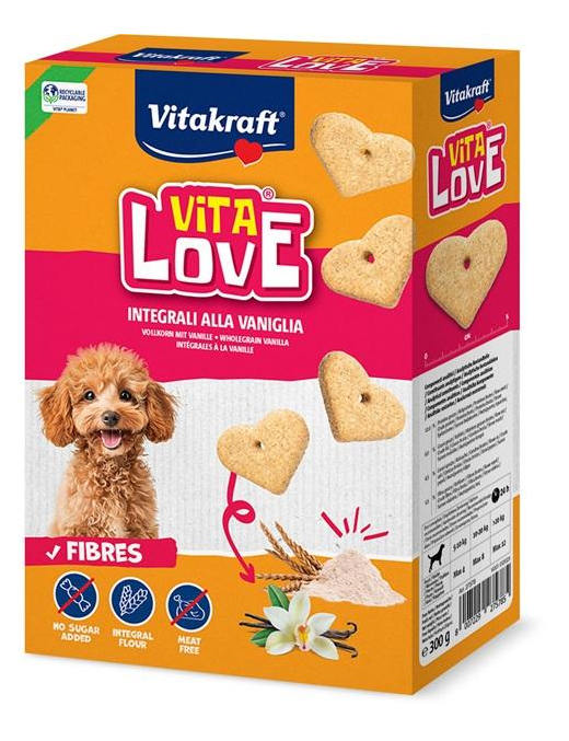 L.PET VITA LOVE BISCOTTI 300gr VANIGLIA