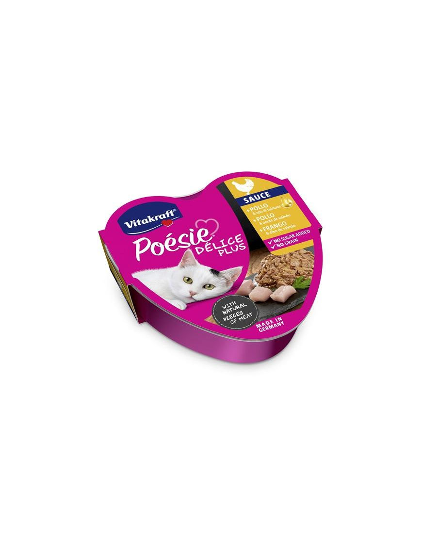 L.PET POESIE DELICE PLUS POLLO 85gr