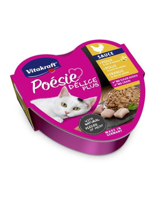 L.PET POESIE DELICE PLUS POLLO 85gr
