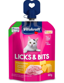 L.PET LICKSeBITS FORMAGGIO+PROSCIUT 60gr
