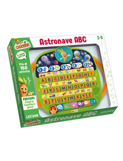 CARTOON SPACESHIP ABC