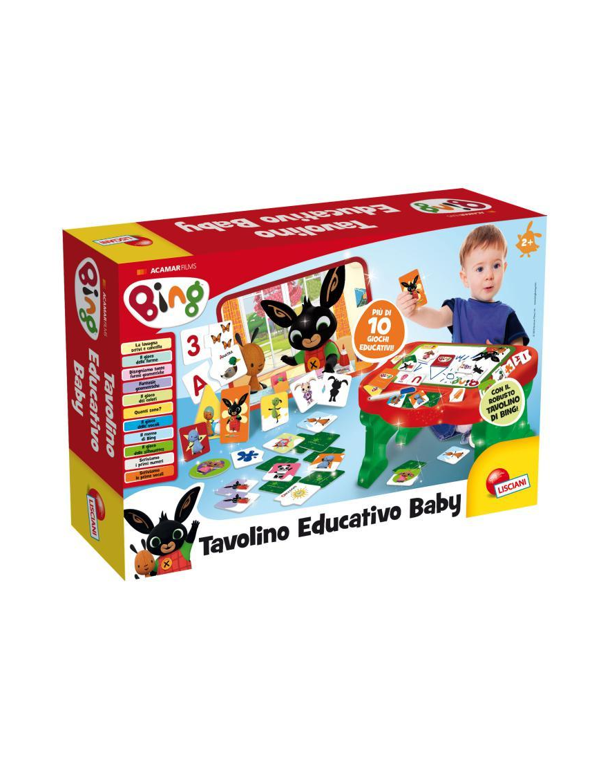 BING BANCHETTO EDUCATIVO BABY