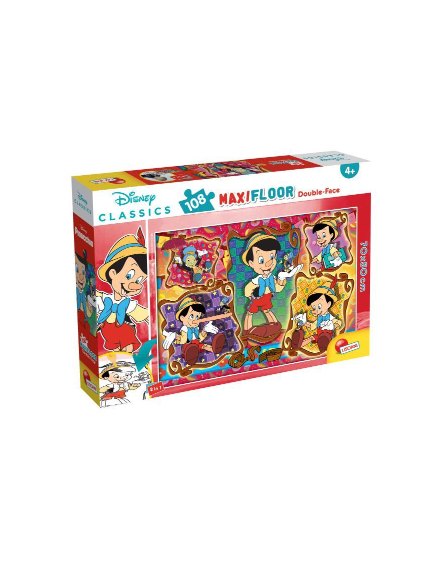 PUZZLE 108 PEZZI PINOCCHIO MAXI