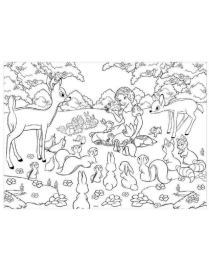 60 PIECE PUZZLE SNOW WHITE MAXI