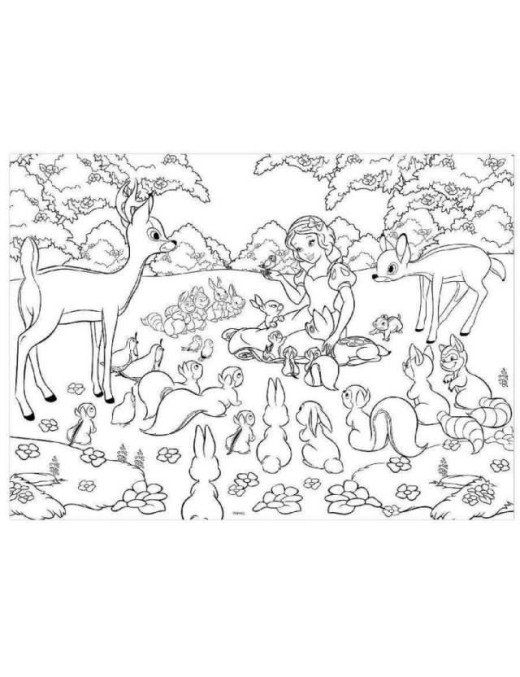 60 PIECE PUZZLE SNOW WHITE MAXI