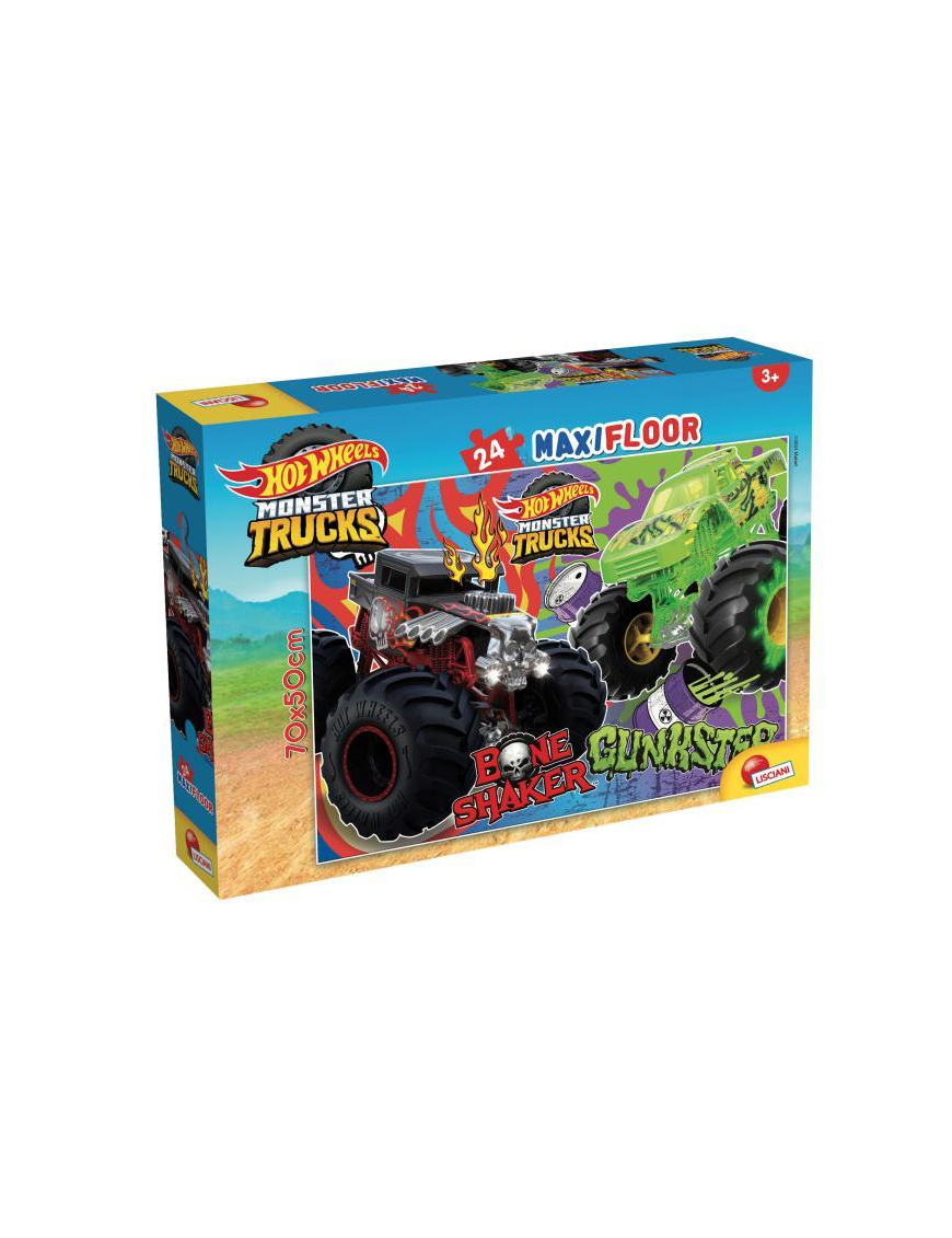 PUZZLE  24pezzi HOT WHEELS MAXI
