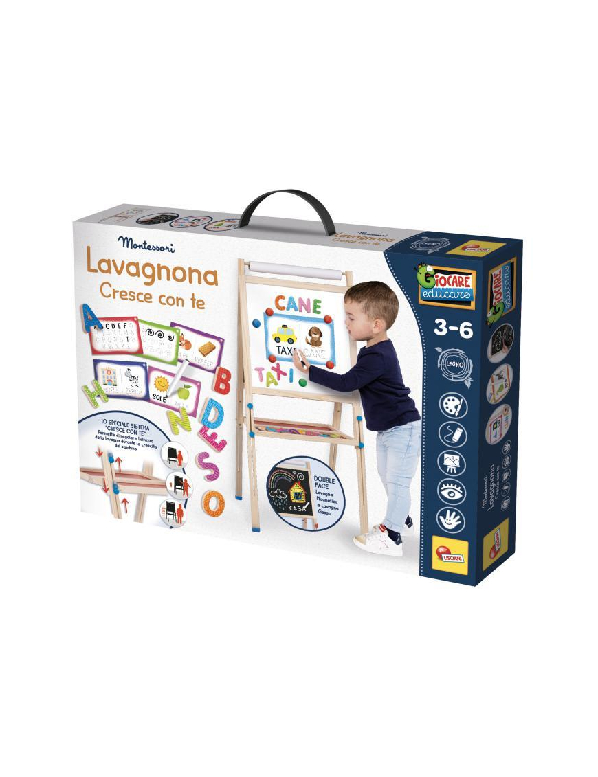 MONTESSORI LAVAGNA LEGNO