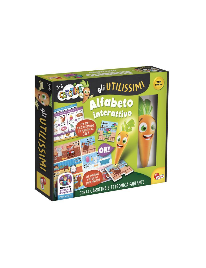 CAROTINA THE VERY USEFUL TALKING PEN AND INTERACTIVE ALPHABETERIE
