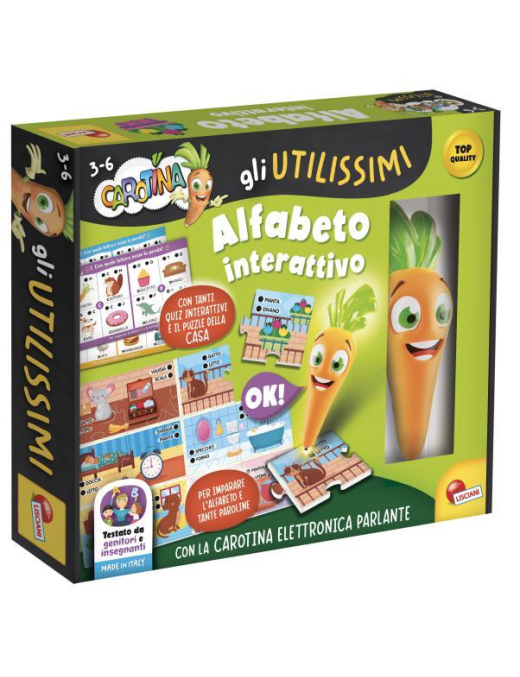 CAROTINA THE VERY USEFUL TALKING PEN AND INTERACTIVE ALPHABETERIE