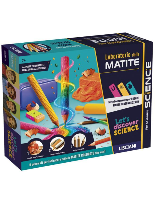I'M A GENIUS SCIENZE LABORATORIO DELLE MATITE