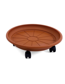 SAUCER WITH WHEELS FOR DUPLAST POT DIAMETER 35 CENTIMETERS