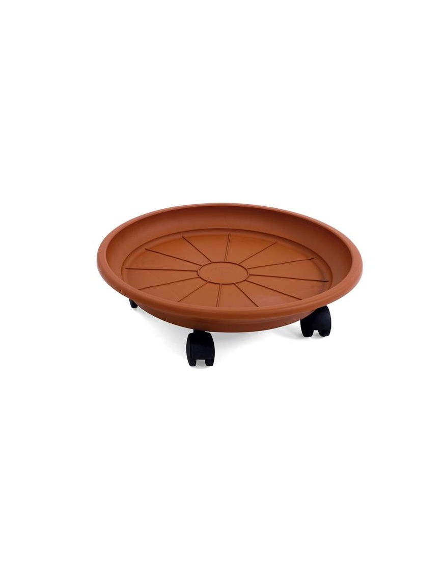 SAUCER WITH WHEELS FOR DUPLAST POT DIAMETER 35 CENTIMETERS