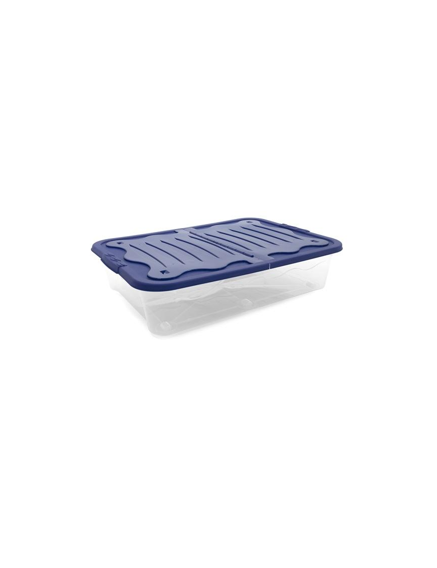 DUO LINE CONTAINER 80x60x17 CENTIMETERS BLUE