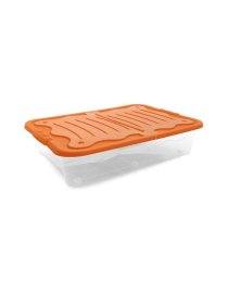 DUO LINE CONTAINER 80x60x17 CENTIMETERS ORANGE