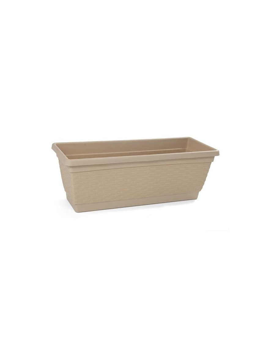 LINEA RATTAN FIORIERA 50 CENTIMETRI TORTORA