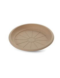 RATTAN LINE SAUCER DIAMETER 38 CENTIMETER TAUPE