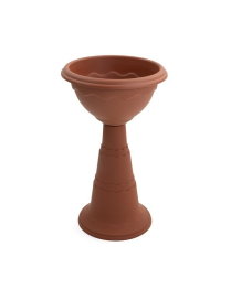 CALICE VULCANO 40 CENTIMETRI ALTEZZA 72 CENTIMETRI TERRACOTTA