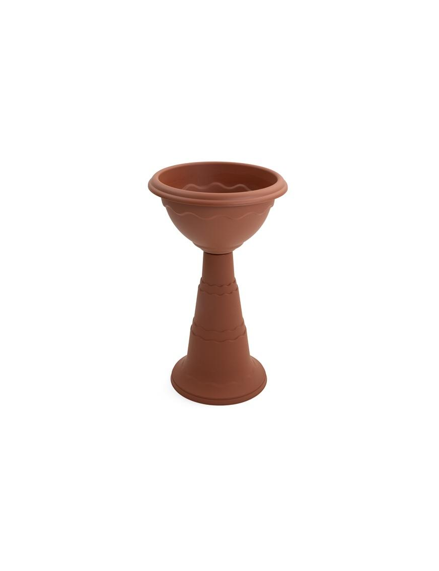 VULCANO GOBLET 40 CENTIMETERS HEIGHT 72 CENTIMETERS TERRACOTTA