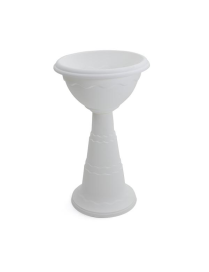 VULCANO GLASS 40 CENTIMETERS HEIGHT 72 CENTIMETERS WHITE