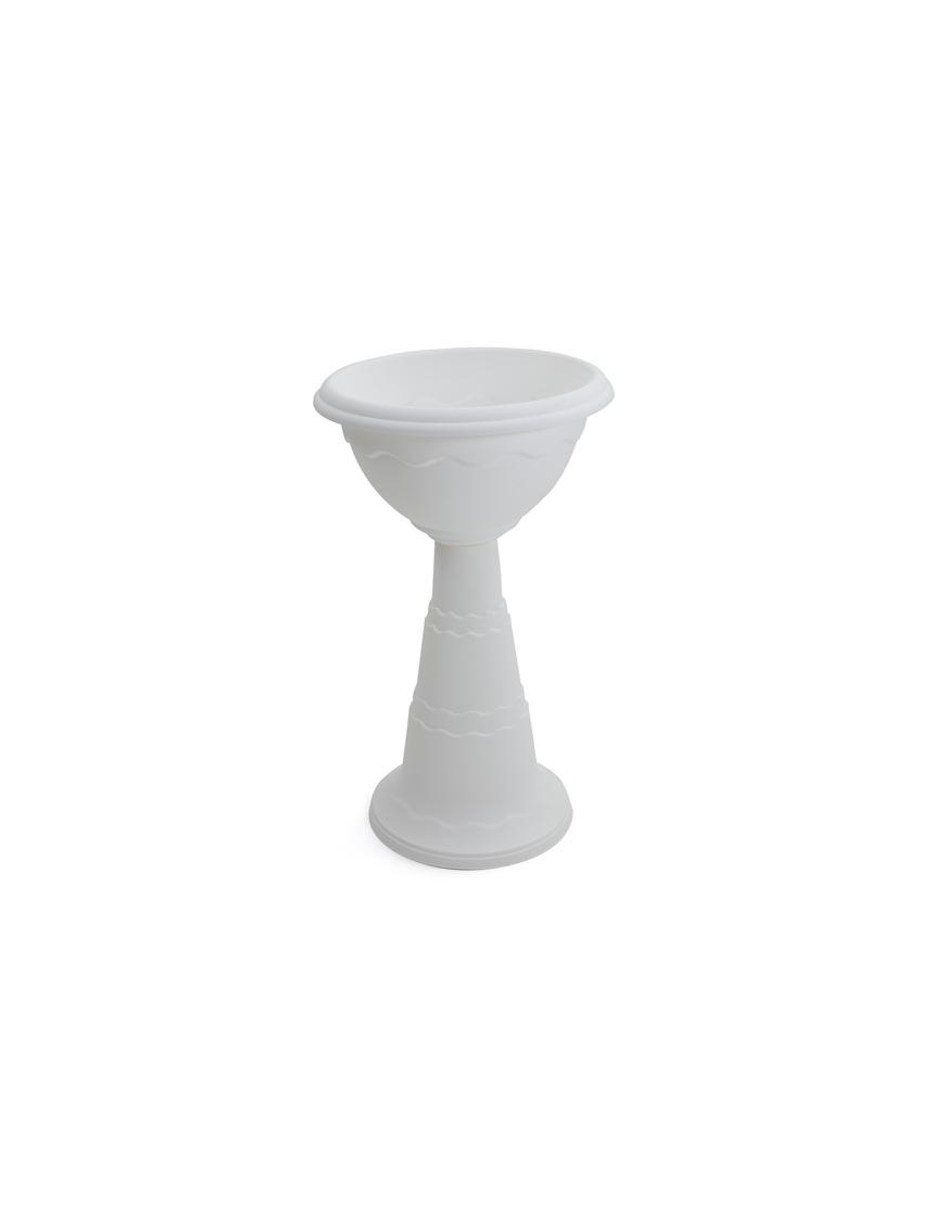 CALICE VULCANO 40 CENTIMETRI ALTEZZA 72 CENTIMETRI BIANCO