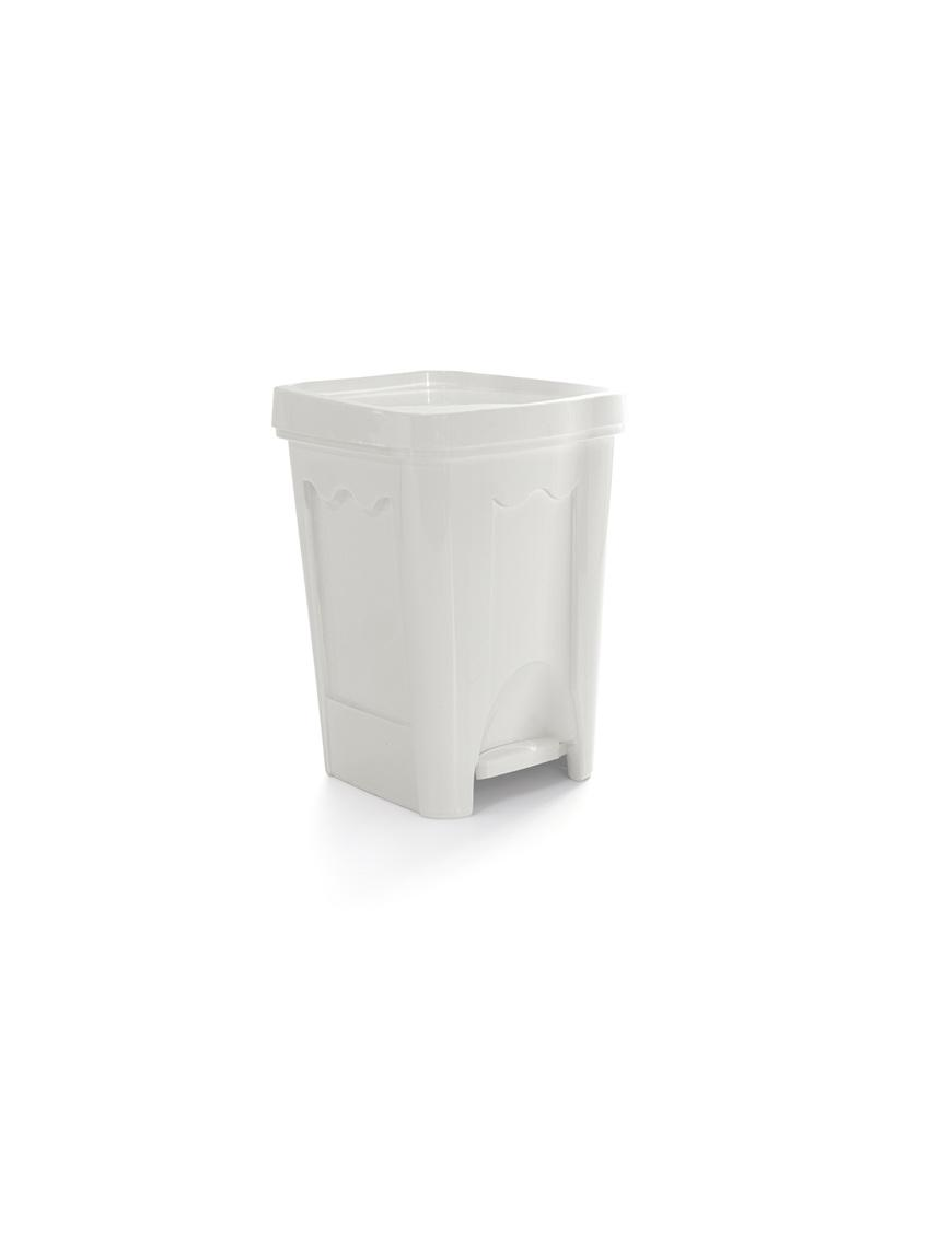 MARGHERITA WASTE BIN 6 LITER WHITE