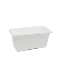 VULCANO WHITE PLANTER 60 (60x31x26 CENTIMETERS)