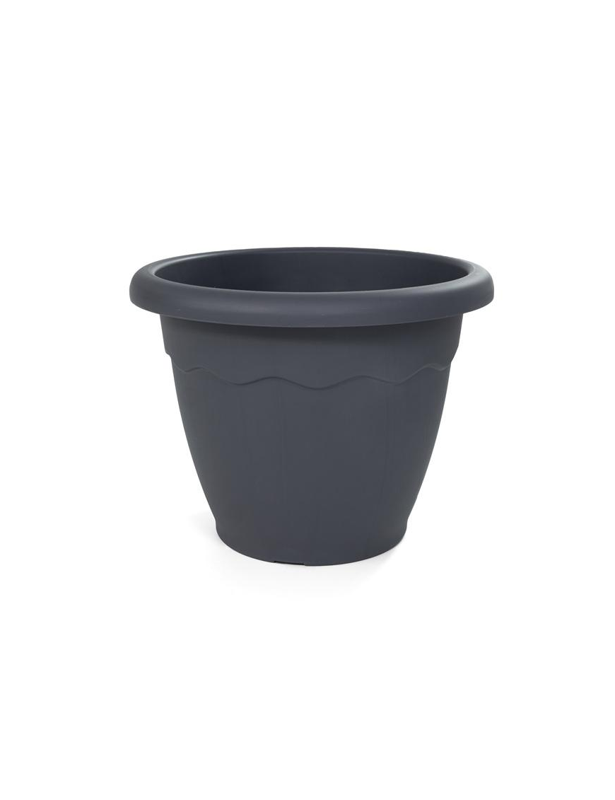 VASO VULCANO ANTRACITE DIAMETRO 70cm (70X49cm  h) capacita' 103lt