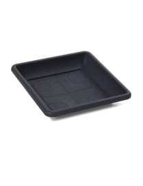 SOTTOVASO QUADRO ANTRACITE X VASO VULCANO 32cm (26x26x5.7cm h)
