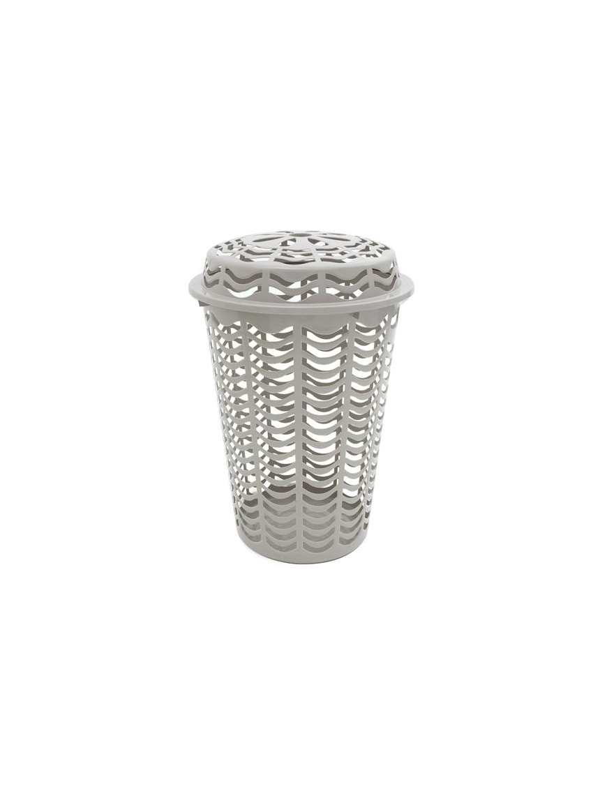 CESTA MILLEUSI CON COPERCHIO 46x67cm SABBIA