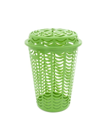 CESTA MILLEUSI CON COPERCHIO 46x67cm VERDE