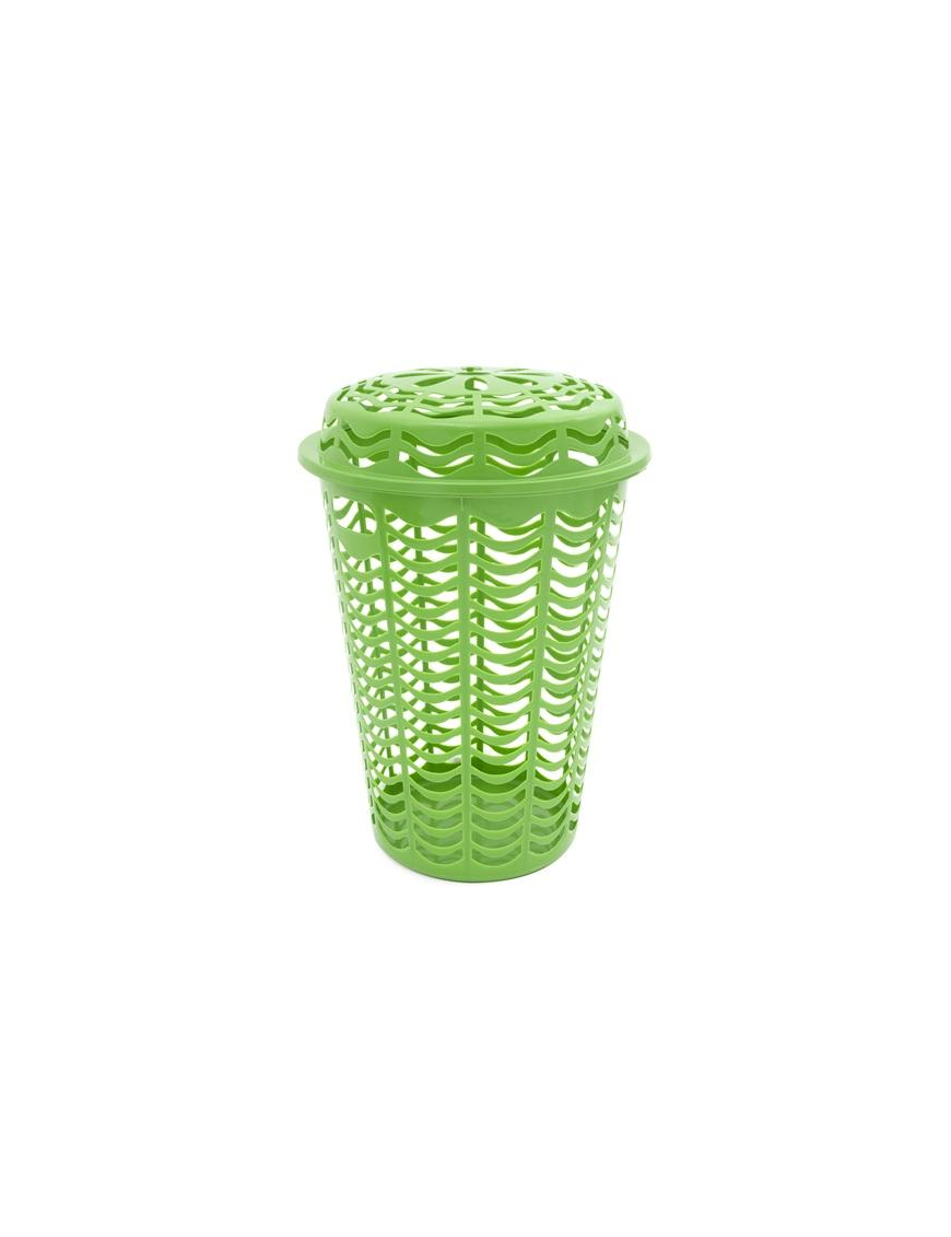 CESTA MILLEUSI CON COPERCHIO 46x67cm VERDE