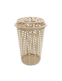 CESTA MILLEUSI CON COPERCHIO 46x67cm TORTORA