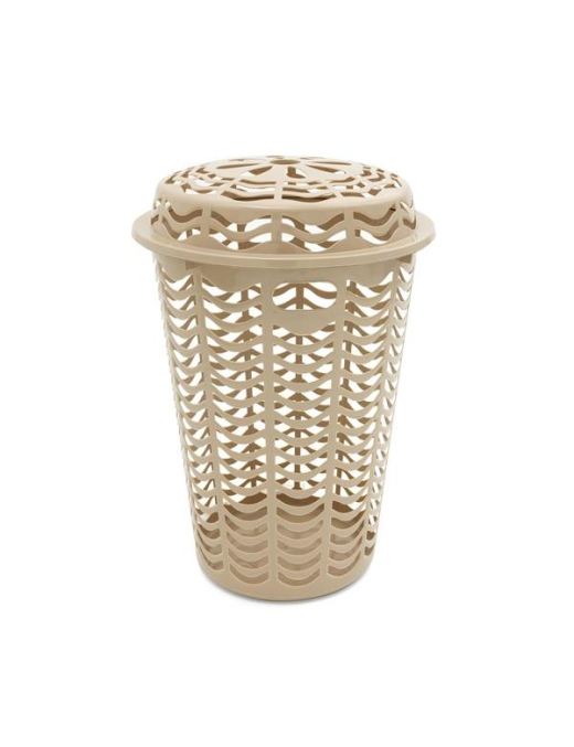 CESTA MILLEUSI CON COPERCHIO 46x67cm TORTORA