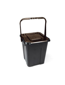 WASTE BIN CUBE 20lt BROWN 30X31X34Hcm