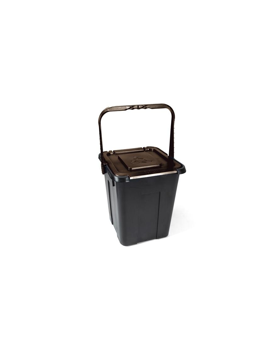 WASTE BIN CUBE 20lt BROWN 30X31X34Hcm