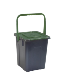 WASTE BIN CUBE 20lt GREEN 30X31X34Hcm