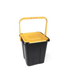 WASTE BIN CUBE 20lt YELLOW 30X31X34Hcm
