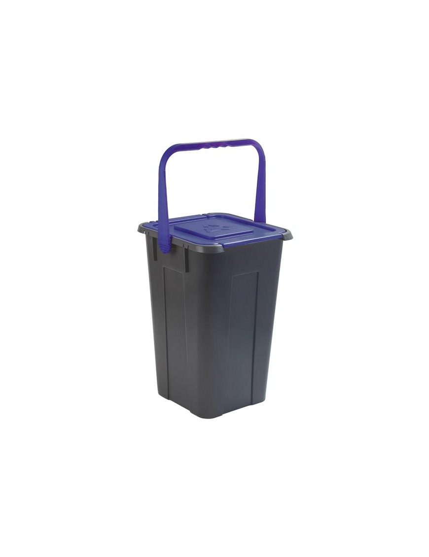 CUBE 30lt BLUE SEPARATE WASTE BIN