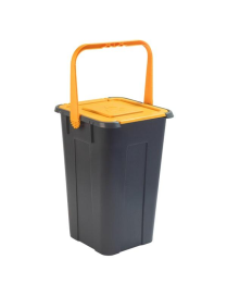 CUBE 30lt YELLOW WASTE BIN