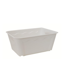 CESTINO VULCANO BIANCO 36x26x15cm