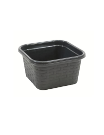 CESTINO RATTAN ANTRACITE QUADRO 15x15x8cm