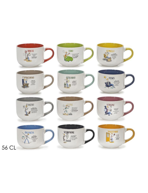 TAZZA LATTE 56cl SEGNI ZODIACALE