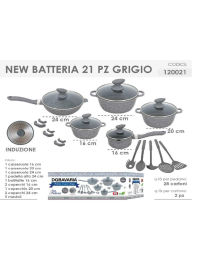 BATTERIA 21pz GRIGIE 120021