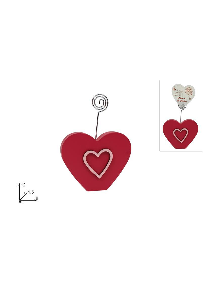 SEGNAPOSTO CUORE 12cm