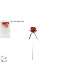 HEART PIN 20cm 6 pieces