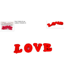 SCRITTA LOVE POLISTIROLO