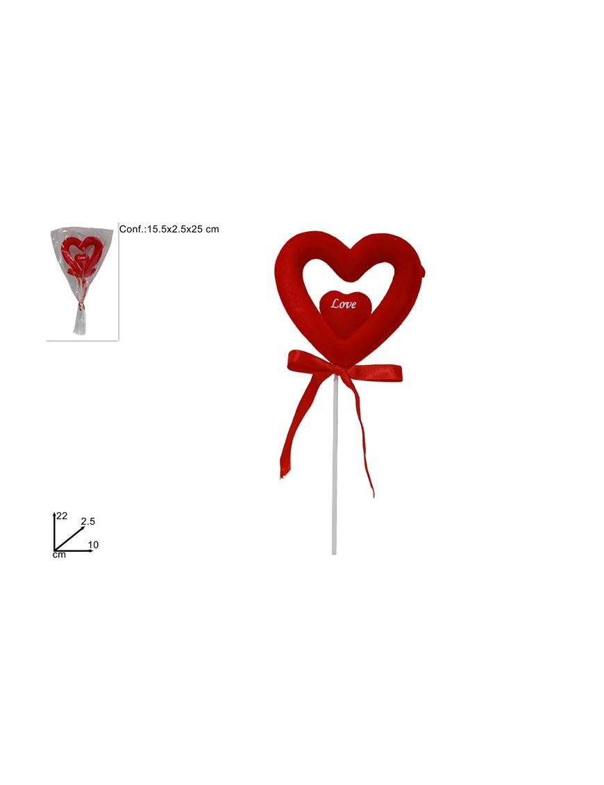 SPILLONE CUORE DOPPIO